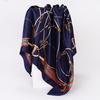 90Cm satin large square scarf headscarf new street retro simple bandanas