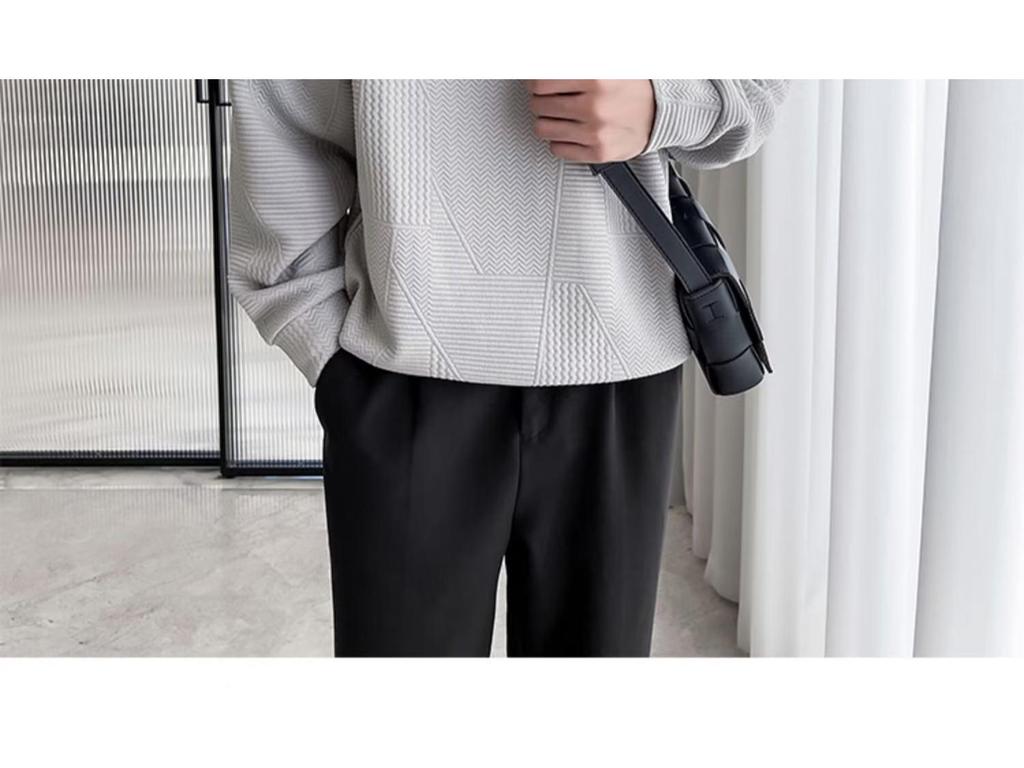 Men's Youthful Lapel Sweatshirt: Trendy Long Sleeve Polo, Stylish Autumn T-Shirt, Versatile Cool Student's Brand Top