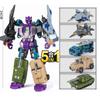 Alloy Deformation Robot Truck Fighter Army Assembling Educational Toys Action Figures Robot Toy for Kids Gifts Die Cast Model