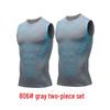 Men's Quick-Dry Sleeveless Three-Piece Fitness Set for Running and Basketball