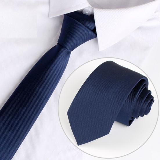 Men Suit Tie Narrow Design Solid Color Formal Suit Tie Business Banquets Weddings Suit Tie Outfit Accessory