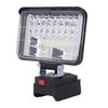 LED Work Light CordlessHandhelp, 20V Battery, 48W 6800LM Super Bright Illumination Wide Beam Flood Lamp,   Two USB Charging Port for Outdoor