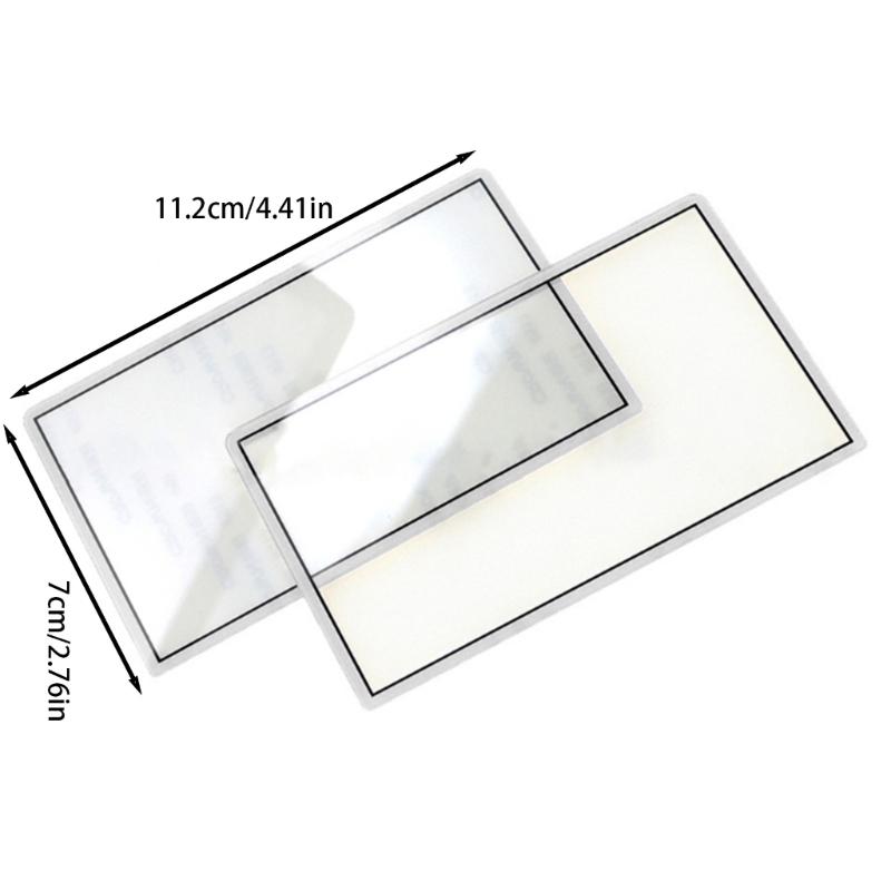Glass Top Upper Screen Frame Lens Cover LCD Screen Protector with Adhesive for Glass Top Upper Screen Frame Lens Cover L
