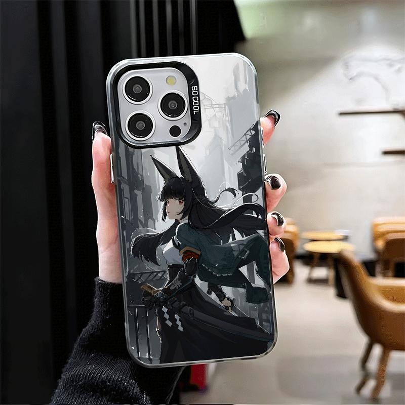 Zenless Zone Zero Hoshimi Miyabi Weiche Handyhülle für iPhone 15 16 17 Pro Max 17Air 16E 14 Plus 13 12 Mini Stoßfeste Rückabdeckung