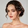 Long Tassels Bohemian Hair Chain Rhinestone Crystal Headband Ornament  Women Girls