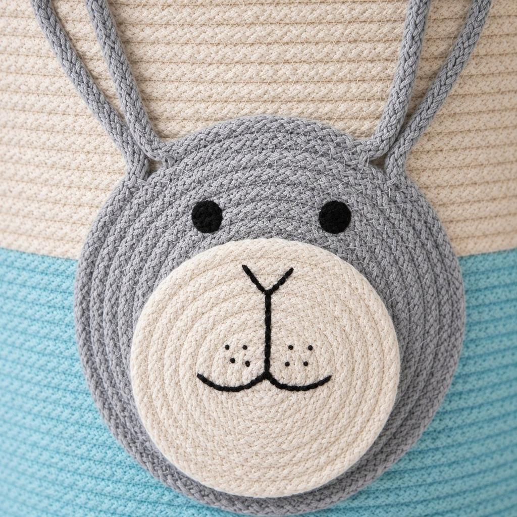 RABBIT BASKET SET 3 pcs CHILDREN' TOY BASKET HANDMADE