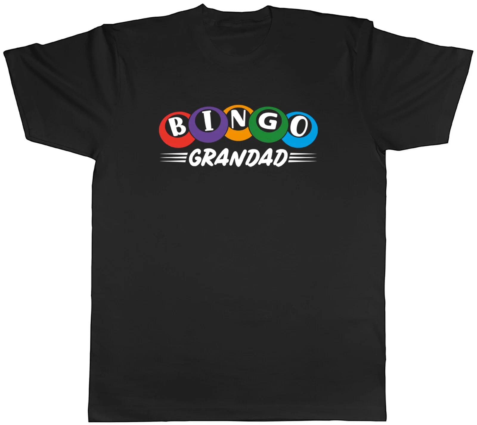 Bingo Grandad Mens T-Shirt Number Card Jackpot Tee Gift XXXL