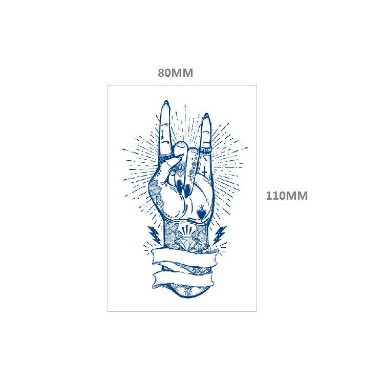 Emmy Lines Princess Small Pattern Herbal Gradual Change Semi-Permanent Waterproof Tattoo Sticker Simulation Tattoo Sticker