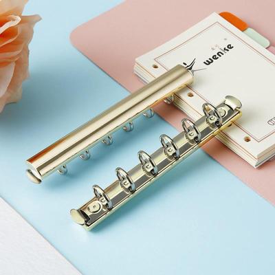 High Quality Metal Binding Clips Sliver Binder Clip Loose-leaf Binder File Folder Hoop DIY Album Scrapbook Circle Ring Binders