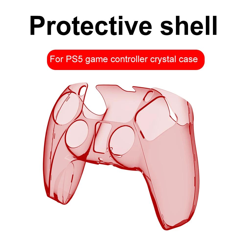 Ochronna Naklejka Skin na Kontroler Playstation 5 Przezroczyste Etui na Pad Sony PS5 Nakładki na Analogi Akcesoria