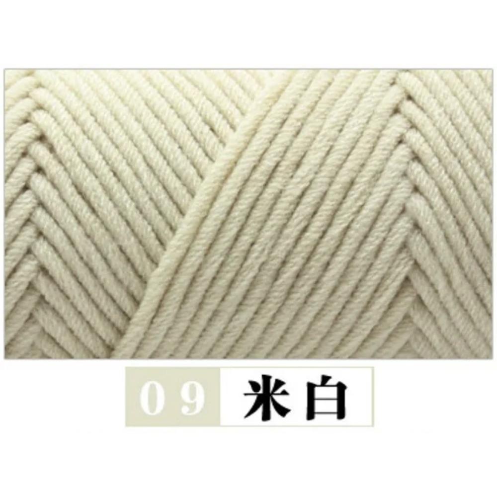 100g Pure Colour Lover Yarn Soft Milk Cotton Yarn Woolen Yarn 8 Ply Thread for Knitting Scarf Wool Handmade DIY Scarves Gift