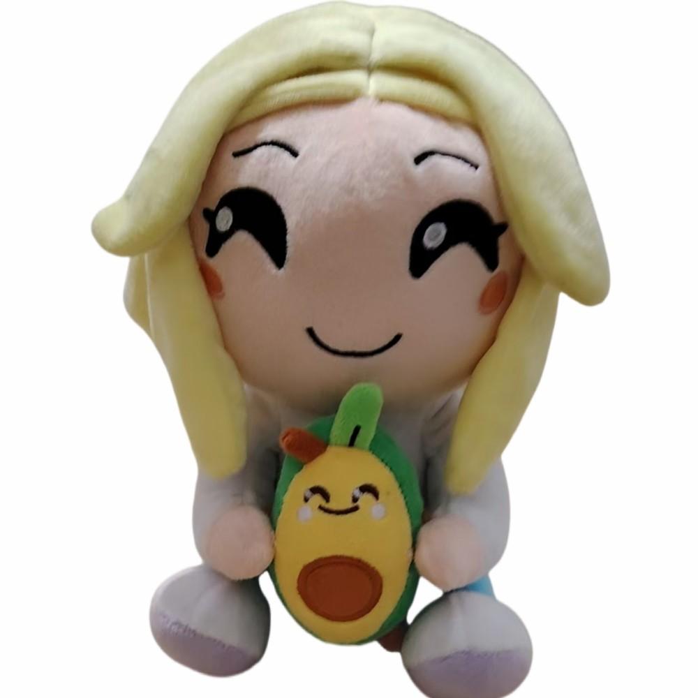 BOSCARE Avocado Playz Plush Toy, 10" Soft Cute Stuffed Doll, Huggable Music Playz Plush for Fans, Halloween Decoration Indoors