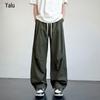 Yalook Men's American Patchwork Cotton Cargo Pants