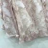 Camicetta da Donna in Chiffon Floreale Primaverile, Vestibilità Larga, Moda Sottile, Collo in Pizzo Stampato