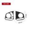 Carbon Fiber Steering Wheel Panel Cover Trim Car Interior Accessories For Honda Civic 10th Gen 2016 2017 2018 2019 2020