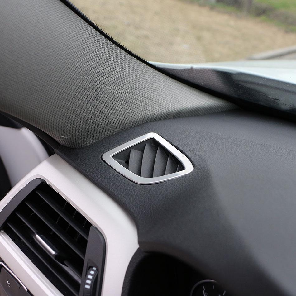 For BMW 3 Series F30 2013-2018 LHD Dashboard AC Vent Frame Air Conditioning Outlet Cover Trim Decoration Sticker Car Accessories