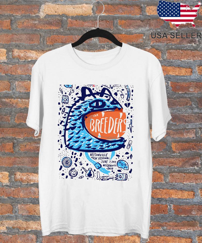 The Breeders Band Live In Concert Music T Shirt FULL Size S-5XL Unisex T-Shirt S