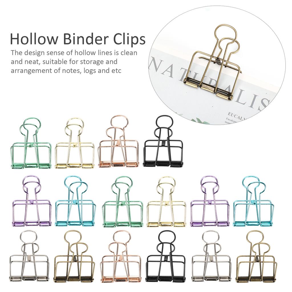 Hollow Dovetail Clip MultiColor Tail Clips Paperclip Decorative Tool(L )