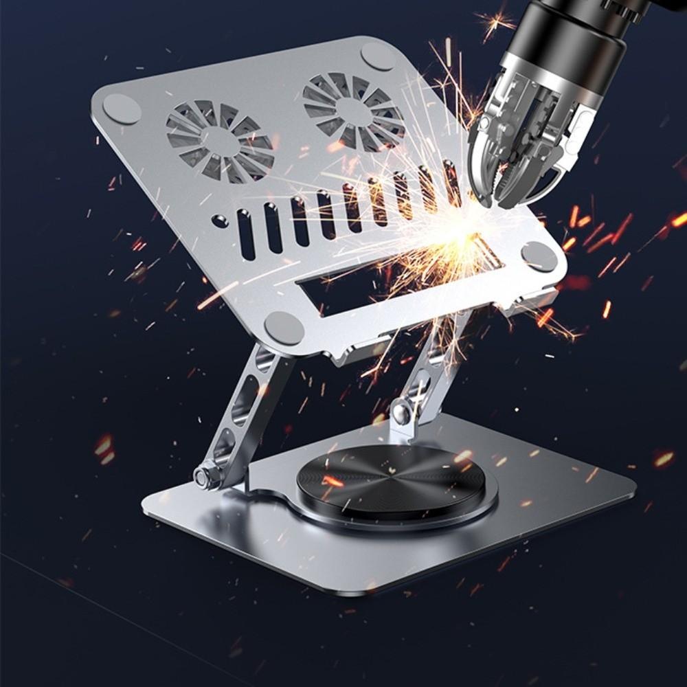 360 ° Rotatable Cooling Fan Laptop Bracket Foldable Heat Dissipation Notebook Cooler Base Stand Adjustable Cooling