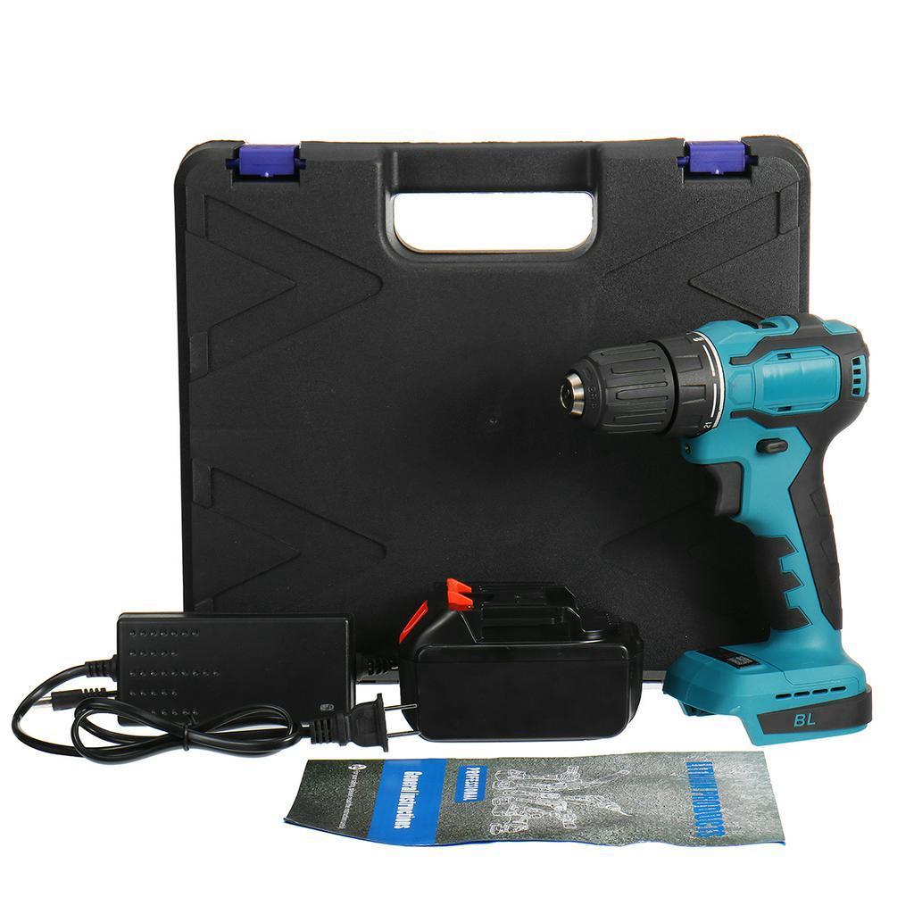 3 in 1 Cordless Electric Impact Drill 150Nm Torque Driver Kit Screwdriver Brushless LED Power Tool