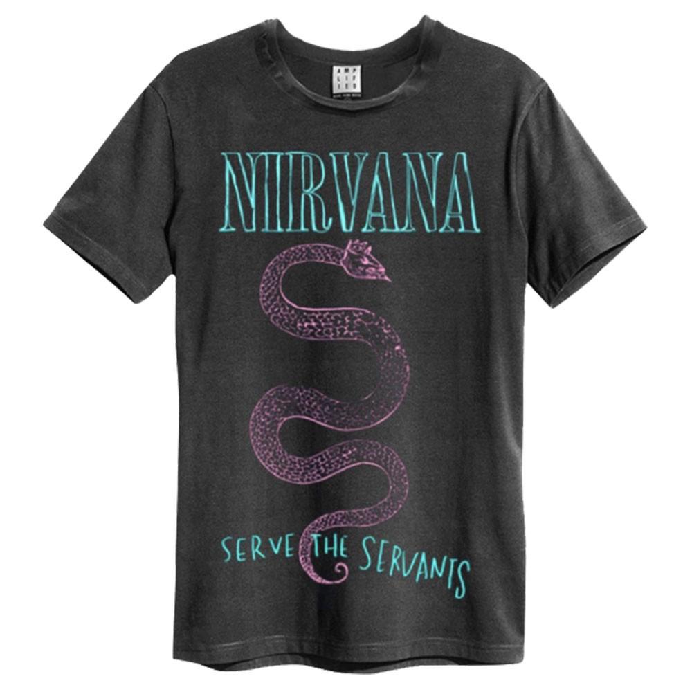 26 Nirvana Serve The Serpents Amplified T Shirt Size XL Unisex T-Shirt XL