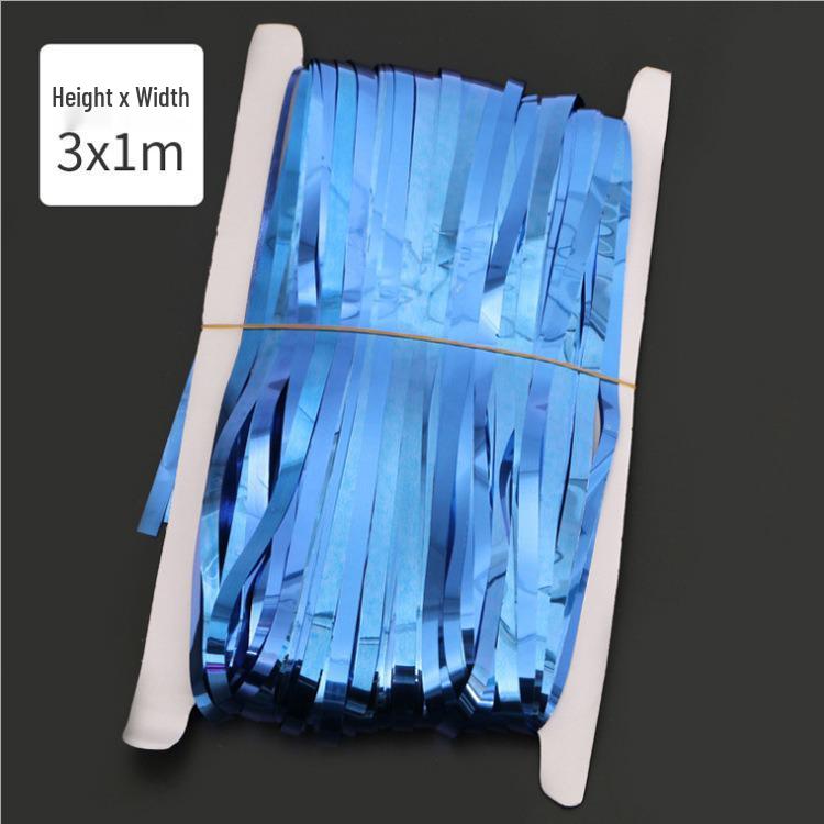 Mehrfarbiger Lamettavorhang für Kinderpartys, Hochzeiten und Neujahrsfeiern.