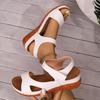 Women Sandals Summer Fashion Soft Beach Platform Shoes Woman 2025 New Lightweight Casual Wedges Sandals Women Sandalias De Mujer