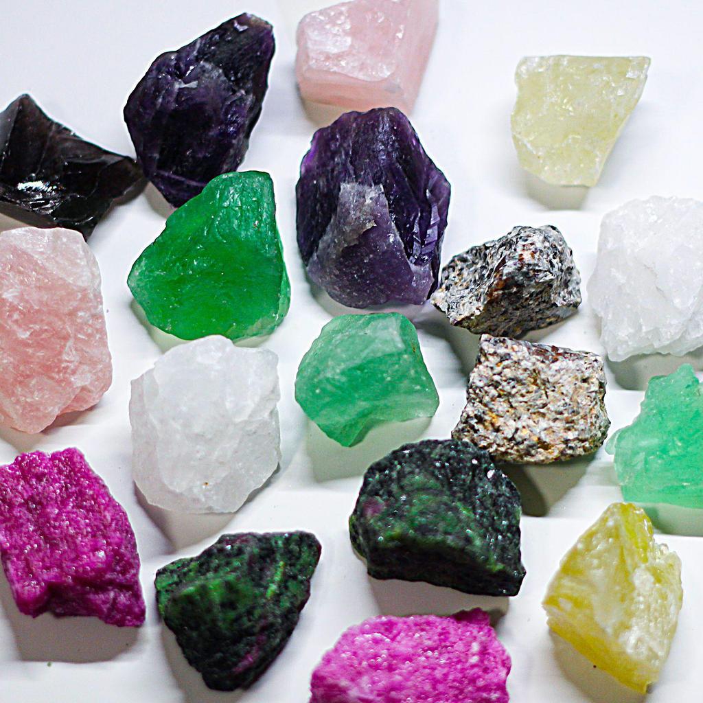 Natural Crystal Raw Ore Diffuser Powder – White & Yellow Incense Stone for Home Office Decoration
