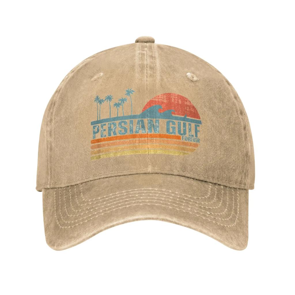Persian Forever Heritage Arabian Iranian Baseball Cap Sunset Distressed Washed Hats Outdoor All Seasons Travel Soft Sun Cap