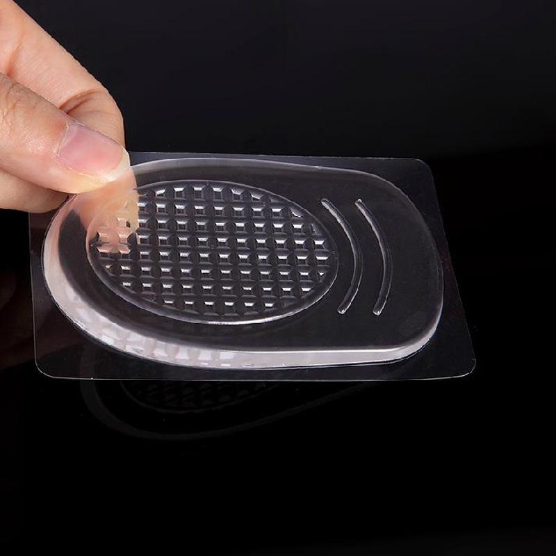 

Shoe Partner Прозрачные силиконовые накладки на пятку, увеличение высоты на 1 см для мужчин и женщин Men s L прозрачный