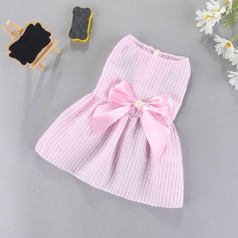 1pc Pet Supplies Small Dog Flower Princess Dress Kitty Teddy  Pet Clothes Cute Dog Skirt Summer Thin Pet Accessories