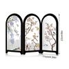 Design Cinese Stile Medio Antico Fiore Uccello Inchiostro Bambù Paravento Decorazione da Scrivania Tavolino Soggiorno Decor