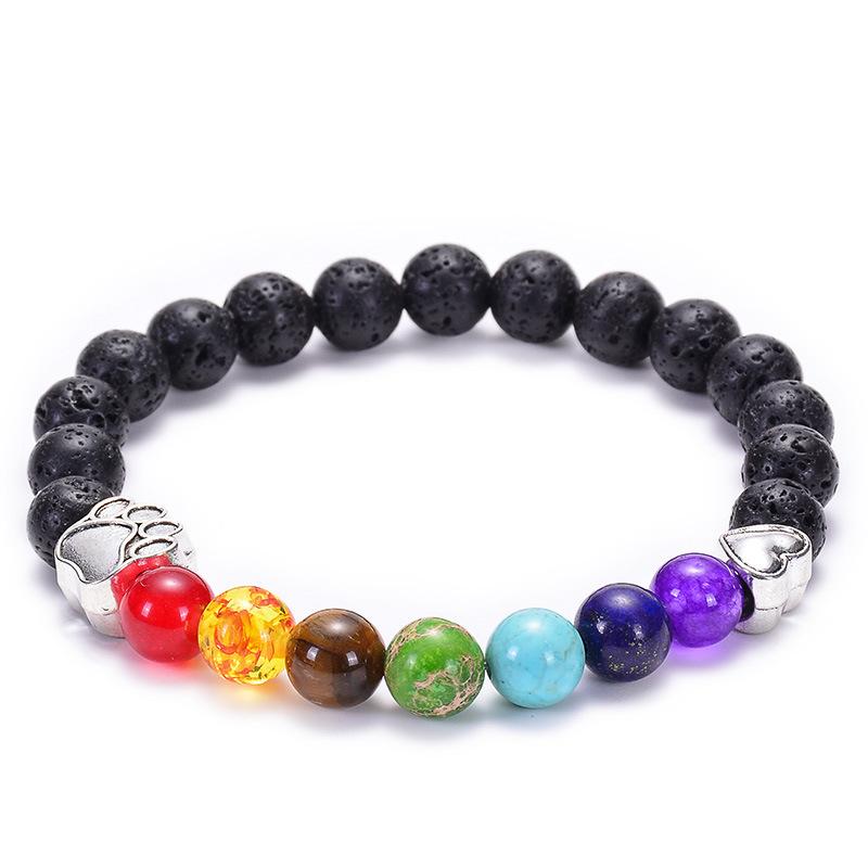 JYL TS Bracelet Yoga  Paw Heart Design Cute Enhances Joy & Positive Energy