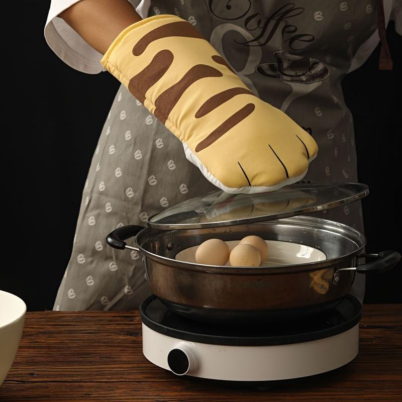 1 Paar skurrile Küchenhelfer Katzenpfote Thermohandschuhe Bügeln & Hochtemperatur-Backofen Mikrowellengeeignet Kochhandschuhe Handwäsche