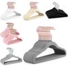 Plastic Suede Baby Clothes Hangers With Nonslip Design For Kids Storage And Organization