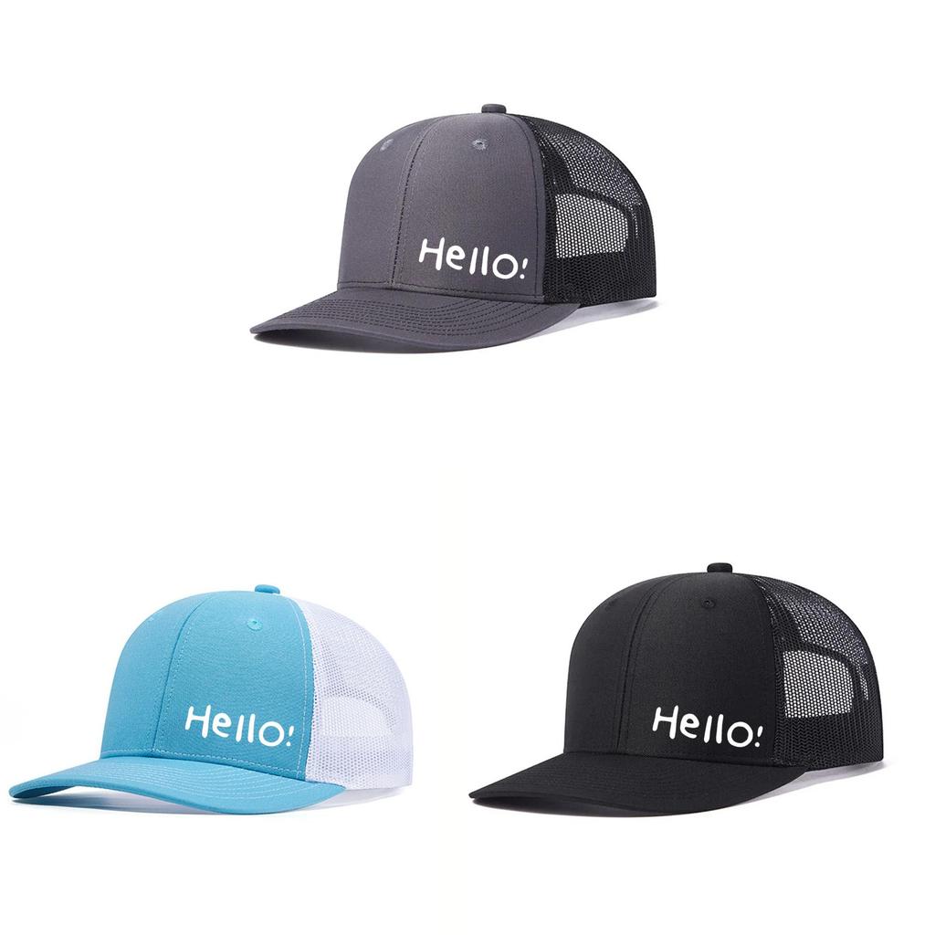 Casual Mesh Baseball Cap With Adjustable Fit For Summer Sun Protection