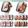 Glass Case for Huawei Watch Fit 4 /4 Pro Screen Protector Bumper  Frame for Huawei Watch Fit 4Pro Fit4 Cover Shell Accessories