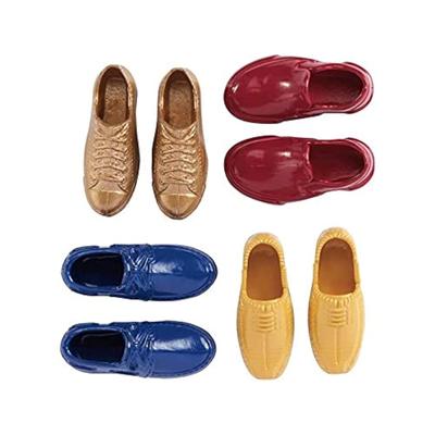 Mattel Barbie GWF12 Ken Schuhe Sortiment, Set aus 4