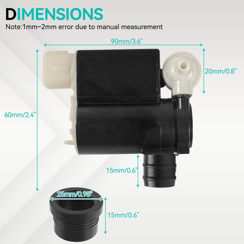 For KIA Hyundai Vehicles Windshield Washer Pump 985102V100 9851025100 98510-1H100 Fits For Sedona Sportage Accent Tucson Models