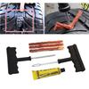 Reifenreparaturset für Auto, Fahrrad, LKW, Motorrad, Beschlagwerkzeug-Set, schlauchloser Reifenpannenstopfen, Flicken, Streifen, Kleber, Garagenwerkzeug, Zubehör
