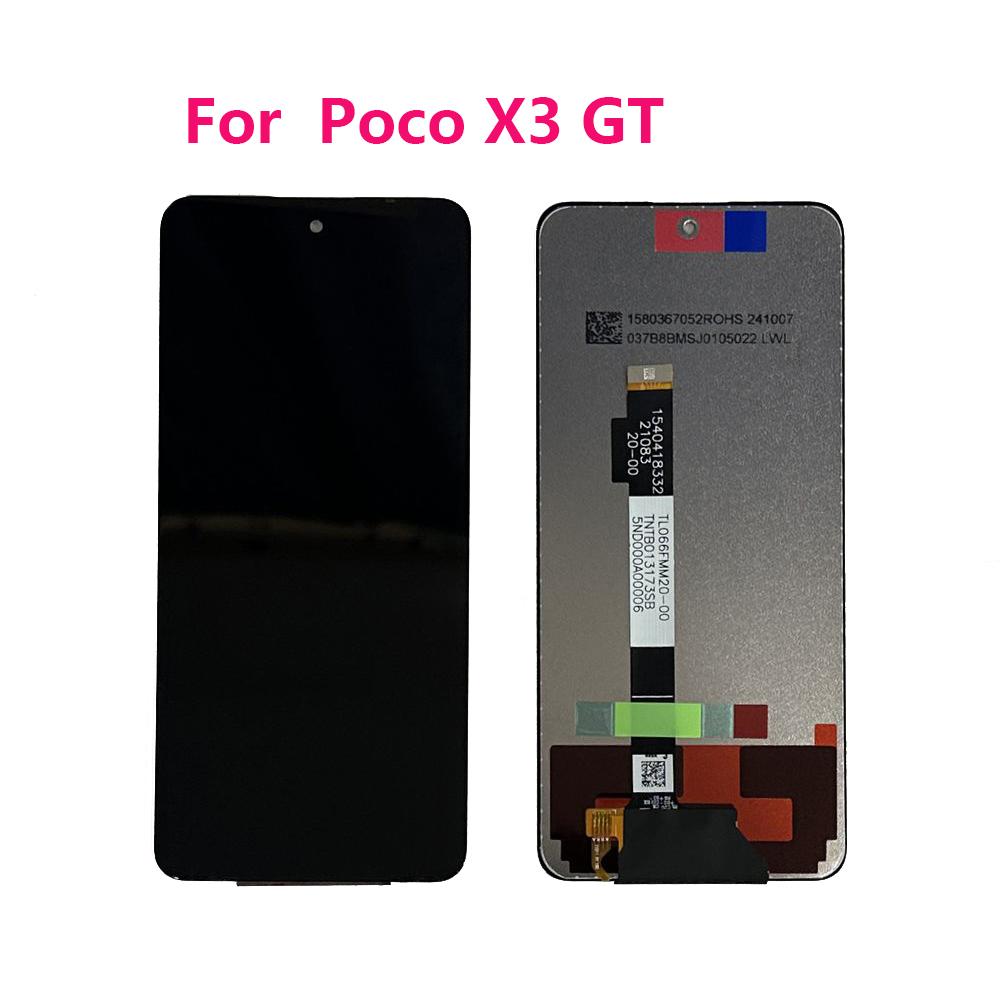 LCD Screen and Digitizer Full Assembly For Poco X3 GT