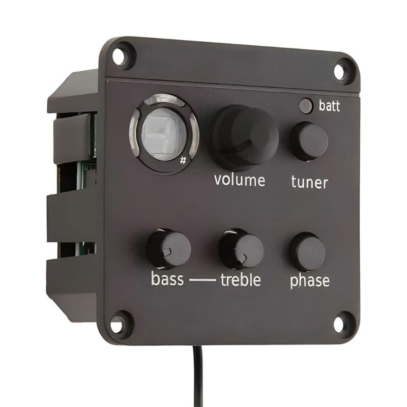 Akustikgitarren-Tonabnehmer mit Stimmgerät Gitarren-Tonabnehmer ISYS+ EQ Vorverstärkersysteme Folk-Gitarren-Tonabnehmer EQ Box Equalizer Langlebig