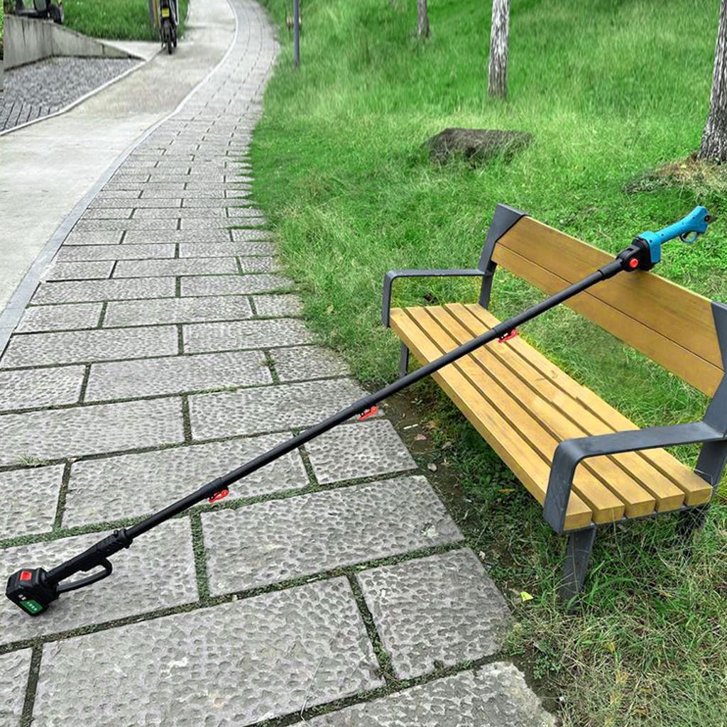 2.3M Extension Pole Brushless Cordless Electric Scissor Portable Pruning Shears Efficient Fruit Tree Bonsai Pruning Branche Cutter Blue