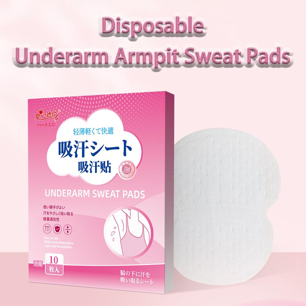 Einweg Achselhöhlen Schweißpads Unsichtbare Achselhöhlen Schweißaufkleber Sommer Deodorants Vliespads Atmungsaktiv Ultradünn