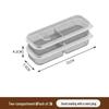 ZISIZ Slim Refrigerator Compartment Storage Box