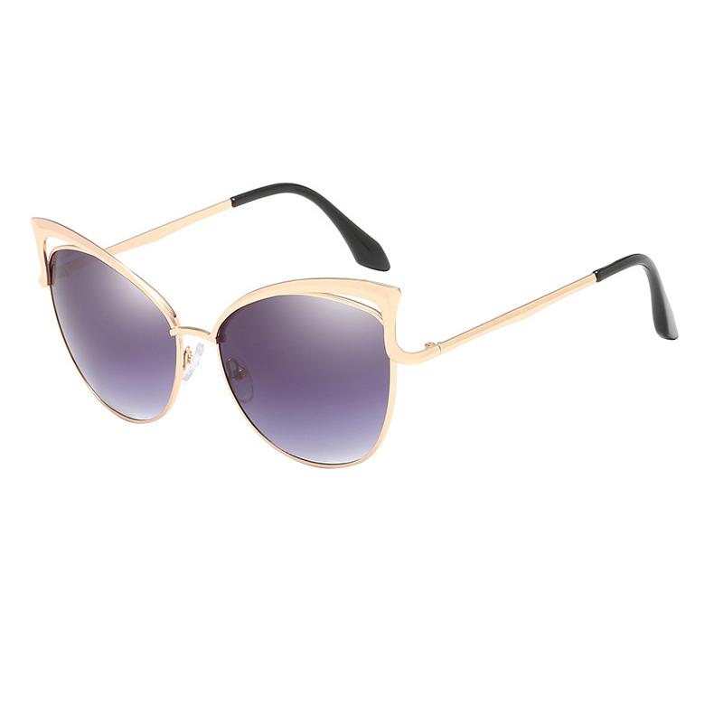 

TOYEARN Fashion Sexy Ladies Cat Eye Sunglasses Women Brand Designer Vintage Mirror Sun Glasses For Female oculos de sol feminino