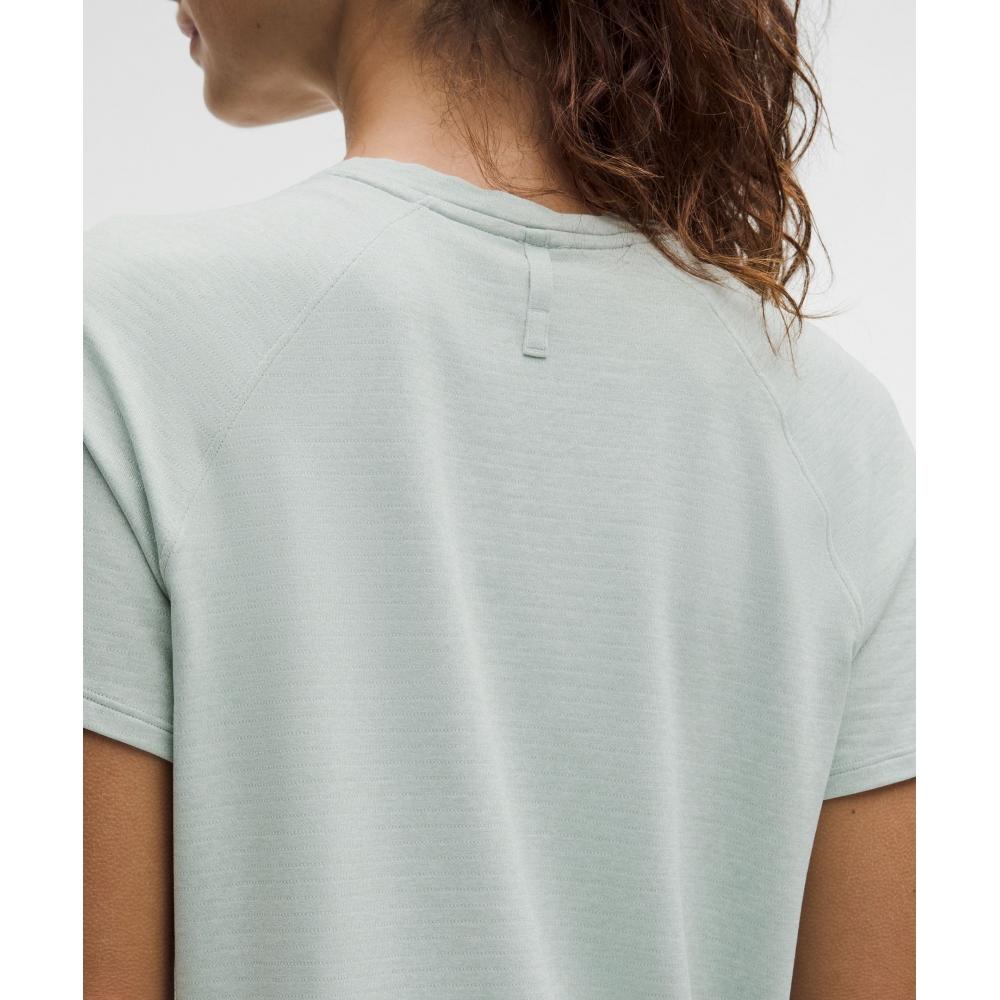 Lululemon Swiftly Relaxed Short Sleeve Shirt Hip Length  Updated Fit Pelican Pelican