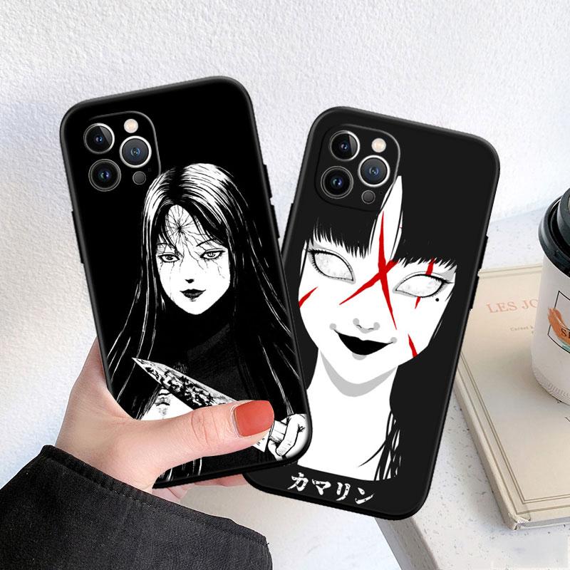 BF75 Junji Ito Tomie Soft Shell Phone Case for Redmi Note 13 14 Pro+ Plus A3 A3X 13X 13C 13R 14S 14C 14R