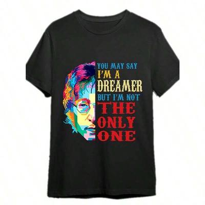 John Lennon Imagine T-Shirt Series - Fun, Short Sleeve Printed Unisex T-Shirt