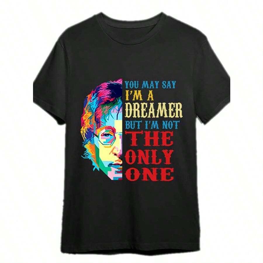 

Серия футболок John Lennon Imagine - Веселая, с коротким рукавом, с принтом, унисекс XXXL